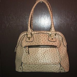 London Fog Tan Satchel Bag